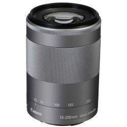 Canon EF-M 55-200mm f/4.5-6.3 IS STM Lens (Silver)