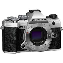 OM SYSTEM OM-5 Mirrorless Camera (Silver)