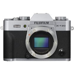 Fujifilm  X-T20 Mirrorless Digital Camera (Body Only, Silver)