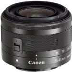 Canon EF-M 15-45mm f/3.5-6.3 IS STM Lens (Graphite)